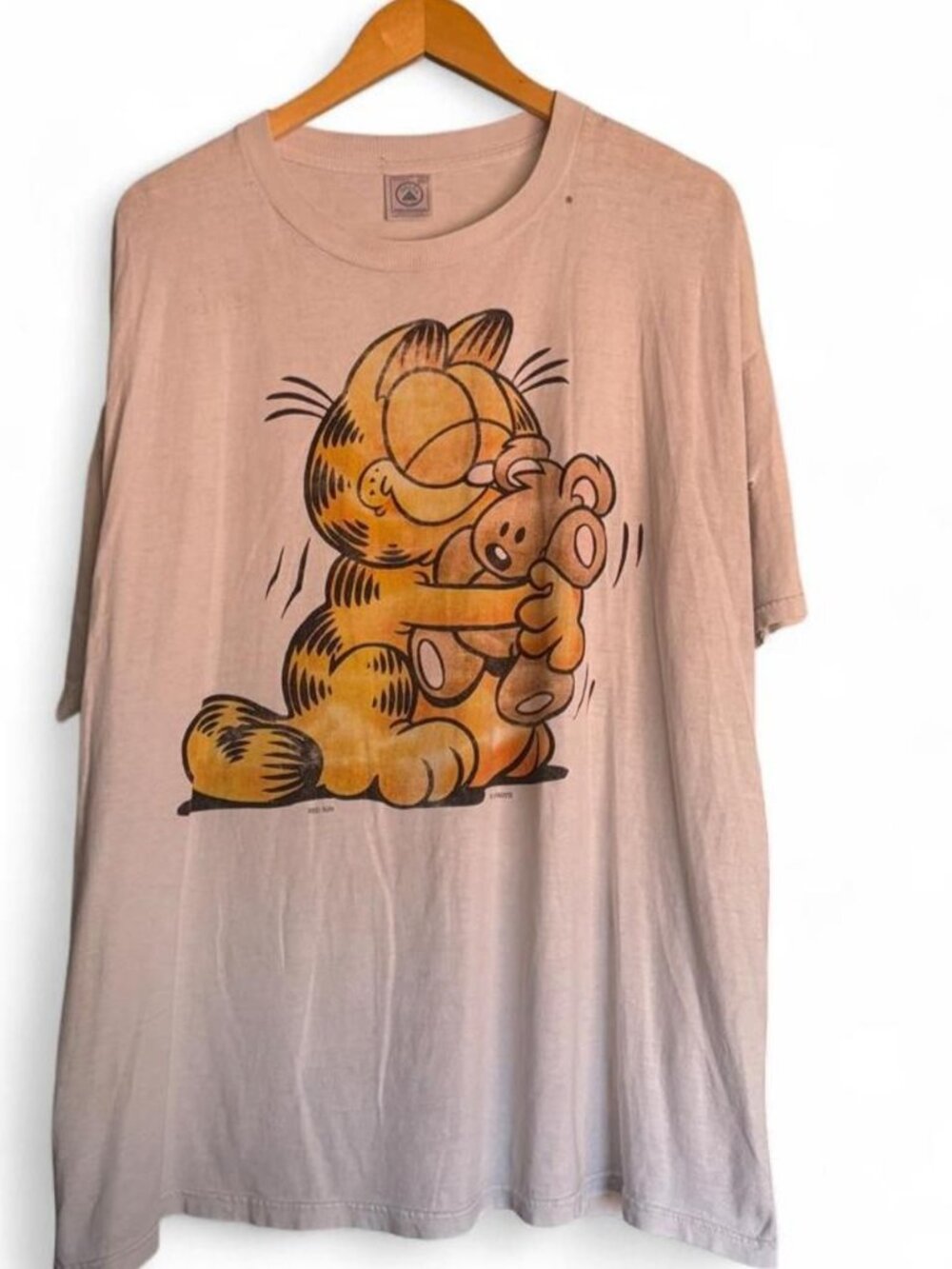 90s Garfield Vintage Faded ThrashedBaggy Tee